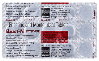 Ebast M 10/10 MG Tablet 15