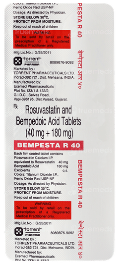 Bempesta R 40 Tablet 10 Bempesta R 40 Tablet 10