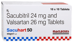 Sacuhart 50 Tablet 10