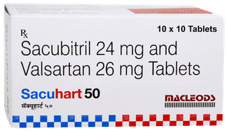 Sacuhart 50 Tablet 10