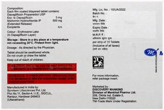 Sgltd M 5/500 Tablet 10