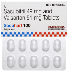 Sacuhart 100 Tablet 10 Sacuhart 100 Tablet 10