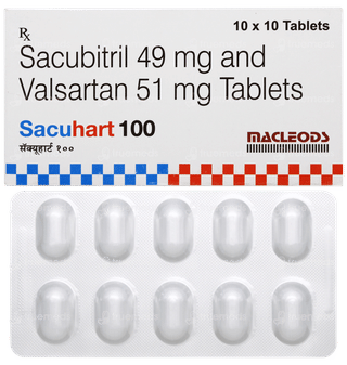 Sacuhart 100 Tablet 10