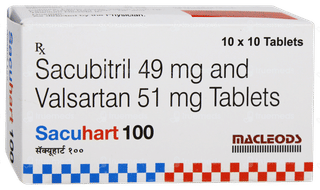 Sacuhart 100 Tablet 10