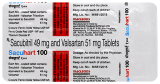 Sacuhart 100 Tablet 10