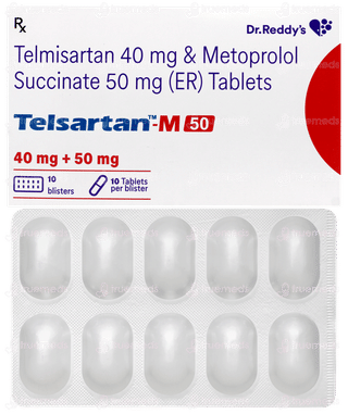 Telsartan M 50 Tablet 10
