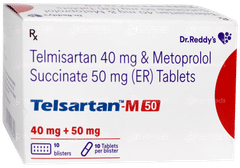 Telsartan M 50 Tablet 10