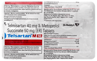 Telsartan M 50 Tablet 10