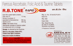 R B Tone Rapid Tablet 10