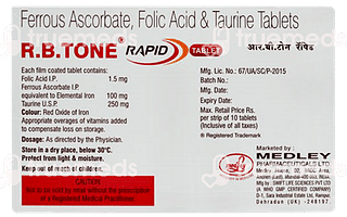 R B Tone Rapid Tablet 10