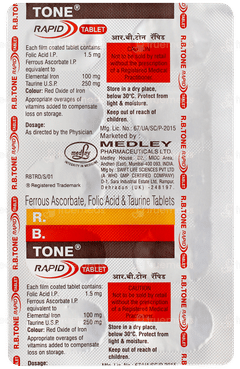 R B Tone Rapid Tablet 10