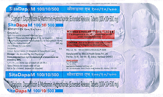 Sitadapa M 100/10/500 MG Tablet 10