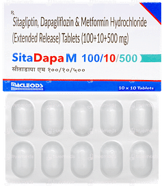 Sitadapa M 100/10/500 Tablet 10