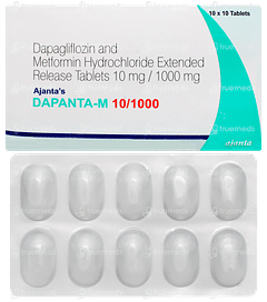Dapanta M 10/1000 Tablet 10 Dapanta M 10/1000 Tablet 10
