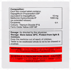 Dapanta M 10/1000 Tablet 10 Dapanta M 10/1000 Tablet 10