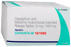 Dapanta M 10/1000 Tablet 10 Dapanta M 10/1000 Tablet 10