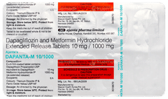 Dapanta M 10/1000 Tablet 10 Dapanta M 10/1000 Tablet 10
