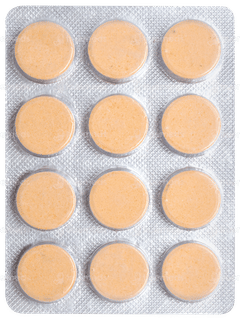 Omee Orange Flavour Chew Tabs 12