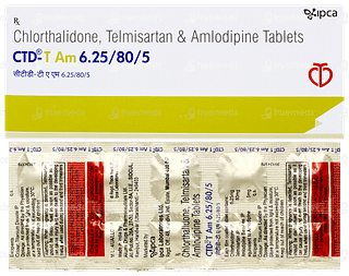 Ctd T Am 6.25/80/5 Tablet 10