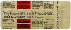 Ctd T Am 6.25/80/5 Tablet 10