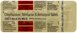 Ctd T Am 6.25/80/5 Tablet 10