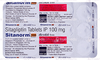 Sitanorm 100 MG Tablet 15