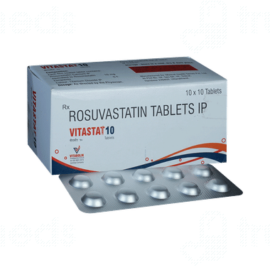 Vitastat 10 Tablet 10: Uses, Side Effects, Price & Substitutes