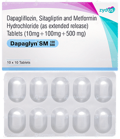 Dapaglyn Sm 100/500 Tablet 10