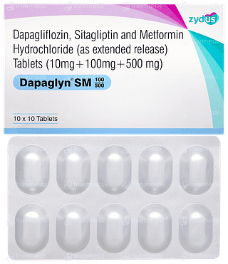 Dapaglyn Sm 100/500 Tablet 10