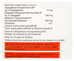 Dapaglyn Sm 100/500 Tablet 10 Dapaglyn Sm 100/500 Tablet 10