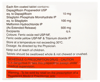 Dapaglyn Sm 100/500 Tablet 10
