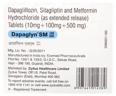 Dapaglyn Sm 100/500 Tablet 10 Dapaglyn Sm 100/500 Tablet 10