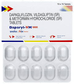 Daparyl Vm 1000 Tablet 10