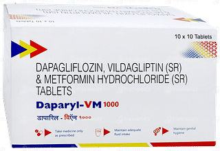 Daparyl Vm 1000 Tablet 10