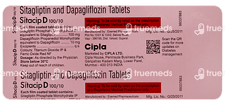 Sitacip D 10/100 MG Tablet 10