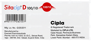 Sitacip D 100/10 Tablet 10