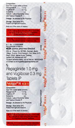 Volga R 0.3/1 Tablet 15 Volga R 0.3/1 Tablet 15