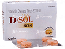 D Sol 60k Orange Flavour Sugar Free Chewable Tablet 4