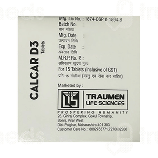 Calcarx D3 Tablet 15