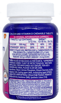 Centrum Ostocalcium Total Mixed Fruit Flavour Chewable Tablet 30
