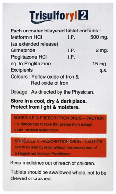 Trisulforyl 2 Tablet 10 Trisulforyl 2 Tablet 10