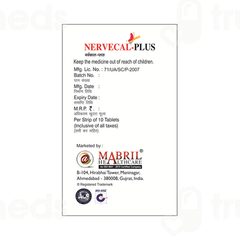 Nervecal Plus Tablet 10