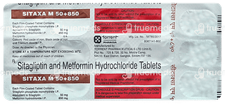 Sitaxa M 50/850 MG Tablet 15