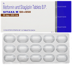 Sitaxa M 50+850 Tablet 15
