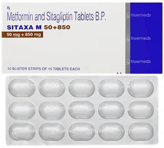 Sitaxa M 50+850 Tablet 15