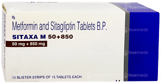 Sitaxa M 50+850 Tablet 15