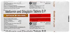 Sitaxa M 50+850 Tablet 15