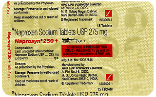 Naprosyn 250 Plus Tablet 15