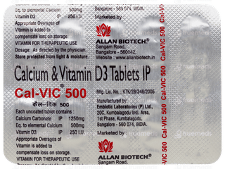 Cal Vic 500 Tablet 10