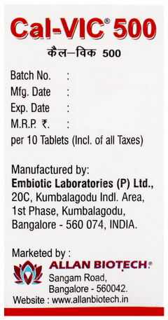 Cal Vic 500 Tablet 10